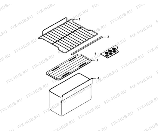 Взрыв-схема холодильника Tricity Bendix LF400W - Схема узла Furniture